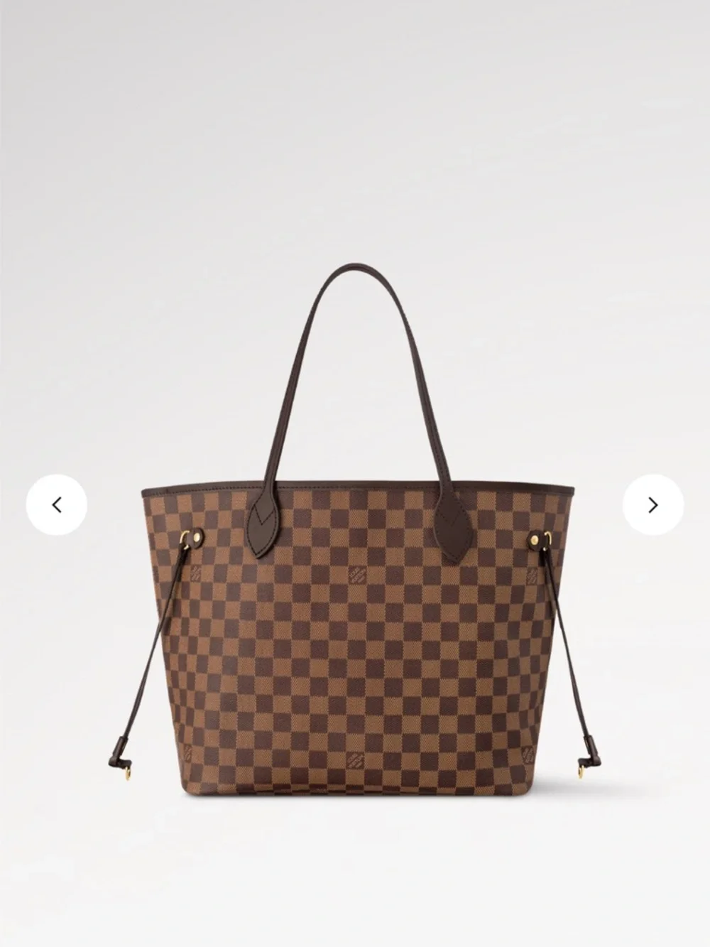 Louis Vuitton Neverfull MM Damier Ebene - Picture 1 of 9